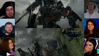 Death of Optimus Prime  Transformers  Revenge of the fallen  Reaction Mashup  transformers [upl. by Alano664]