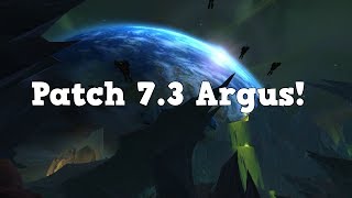 WoW Legion Patch 73 How to get to Argus  Questline part 1 [upl. by Abrams]