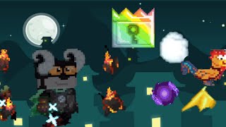 Dropping items in growganoth 2020 Halloween 2020  Growtopia [upl. by Ecnaled676]