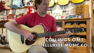 Fingerpicking Blues on a Collings OM1 [upl. by Mchenry945]