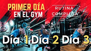 Mi Rutina de 3 Días para PRINCIPIANTES en el Gym ¡Funciona ENLACE DE DESCARGA [upl. by Noble938]