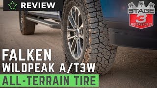 Falken WildPeak AllTerrain AT3W OffRoad Tire Highway amp OffRoad Review LT27570R18 [upl. by Akcimahs]