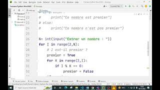 Algorithmique  Part12  Nombres premiers inférieurs à un nombre Fonction  Algo amp Python [upl. by Damita46]