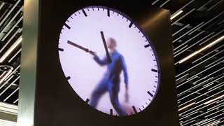 Human Clock at Amsterdam Schiphol Airport  Netherlands  Real Time realtime schiphol humanclock [upl. by Samanthia343]