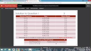 The Mathematics of Elections  Part 5 The Method of Pairwise Comparisons [upl. by Terrence683]