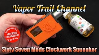 Clockwork 3D Printed Squonk from Sixty Seven Mods [upl. by Spielman]