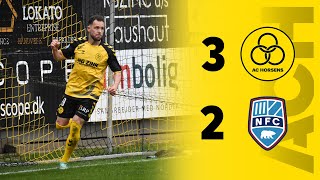 AC Horsens 3  2 Nykøbing FC  24 april [upl. by Iatnahs599]