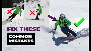 The 2 Biggest Skiing Mistakes and how to fix them [upl. by Nyleahcim]