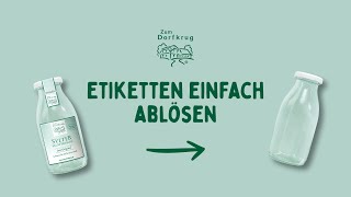 Erklärvideo Etiketten einfach ablösen [upl. by Runck]