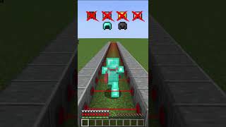 Armor VS Laser in Minecraft🤯shorts [upl. by Bill735]