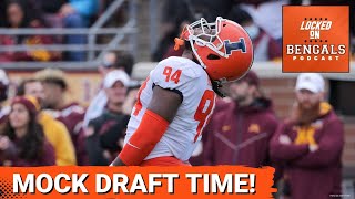 Cincinnati Bengals BEEF Up Trenches in Mock Draft [upl. by Luna271]