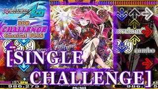 【DDR A20】 Lachryma《ReQueen’M》 SINGLE CHALLENGE 譜面確認＋クラップ [upl. by Hartley389]