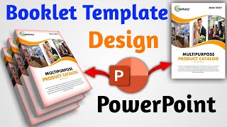 How to make Creative Booklet Template Design 😲 In PowerPoint [upl. by Dunseath539]