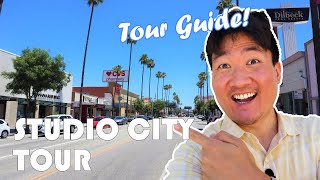 Walking around STUDIO CITY  Ventura Blvd Tour  Studio City Restaurants [upl. by Suilmann]