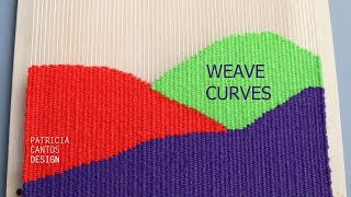 Weave curves  weaving lessons for beginners [upl. by Chiles]