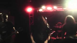 Abhorrence  Pestilential Mists live at Loose 3052013 [upl. by Ahsinnor]