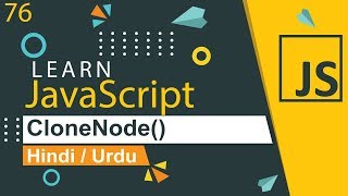 JavaScript cloneNode Tutorial in Hindi  Urdu [upl. by Elvina]