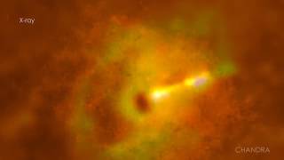 See M87s Black Hole Jet in Amazing Chandra XRay Telescope Imagery [upl. by Denver]