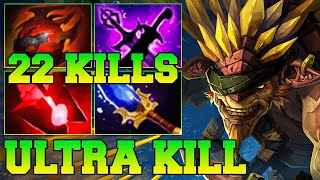 22 Kills  Ultra Kills Bristleback Dota 2 Safelane 735 Unkillable Item Guide Build Pro Gameplay [upl. by Kester341]