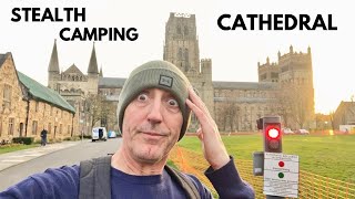 Stealth Camping On Durham Cathedral  What A Crazy Night [upl. by Ennagrom]