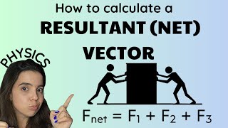 Resultant vector  Vector addition Grade 10 Physics [upl. by Dalury]