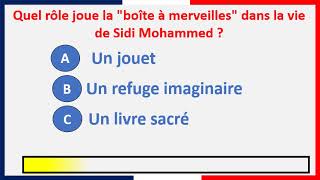 QCM quotLa boîte à merveillesquotdAhmed Sefrioui  avec réponses et justifications [upl. by Diba]