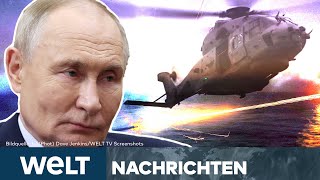 PUTINS KRIEG quotRote Aktequot Neue Details zu RussenBeschuss auf deutschen Hubschrauber  WELT STREAM [upl. by Vi]