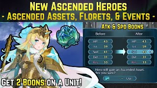 What are Ascended Heroes Assets amp Florets Pick a 2nd Boon  Fire Emblem Heroes Guide [upl. by Ahtimat606]