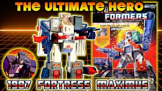 The Ultimate Hero G1 Transformers Fortress Maximus 1987 [upl. by Kepner]