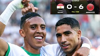 Egypt vs Morocco Highlights  Olympics 2024  Morocco vs Egypt 60  Morocco Goals Highlights [upl. by Genna405]