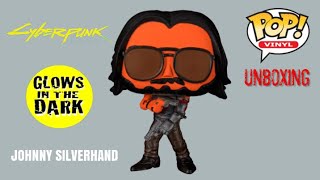 Johnny Silverhand Glow in the Dark Funko Pop Vinyl Cyberpunk 2077 GITD Special Edition Exclusive [upl. by Warrick]