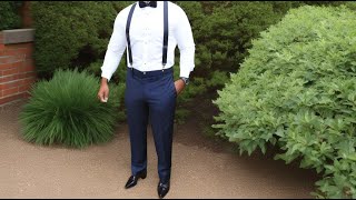 How to Wear Suspenders for Men Mastering Style and Attachment [upl. by Yajiv256]