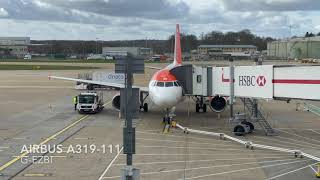 EasyJet Fearless Flyer  Gatwick March 2023  Airbus A319 [upl. by Basir]