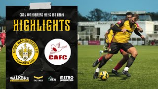 Cray Wanderers VS Carshalton Athletic  1  0  HIGHLIGHTS  Isthmian Premier League [upl. by Elleinod]