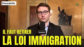 Stop au jeu entre Macron et Le Pen  la loi immigration ne sert pas lintérêt du peuple français [upl. by Nagaem]