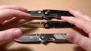 Knife review Sanrenmu part 1 SRM 710 702 amp 962 [upl. by Epillihp]