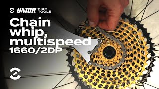 Chain whip multispeed 16602DP  Product Overview  Unior Bike Tools [upl. by Navar55]