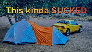 KEI CAR CAMPING WAS ROUGH [upl. by Niran746]