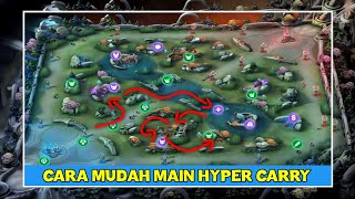 TUTORIAL HYPER CARRY 2022Cara Rotasi Hyper MMCocok Buat Pemula [upl. by Inatirb]