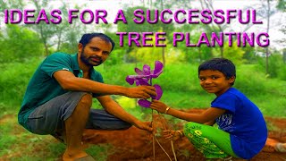 Tree Planting Ideas at Home  Tree Planting Guide  step by step process [upl. by Eindys323]