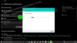 Windows 10 Home  How to Run Windows Update troubleshooter [upl. by Avirt]