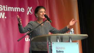 Sahra Wagenknecht  Rede in Stuttgart am 25 Mai 2024 [upl. by Anauqcaj]