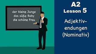 Adjektivdeklination einfach lernen  OHNE Artikel  Deutsch lernen [upl. by Pete806]