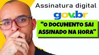 ASSINATURA DIGITAL Como assinar um documento digitalmente GOVBR ADEUS CARTÓRIO [upl. by Aridni157]