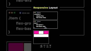 quotBuilding Responsive Layouts with Flexbox in CSS  Web Design Essentialsquot ©oding shorts [upl. by Alphonsine171]