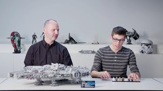 LEGO designer video 75192 Millennium Falcon [upl. by Ocire]