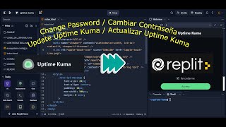 Uptime Kuma Change Password Update Version  Uptime Kuma Cambia Contraseña Actualiza Versión [upl. by Carrol]