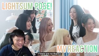 MV Reaction LIGHTSUM 라잇썸 POSE [upl. by Ambrosine133]