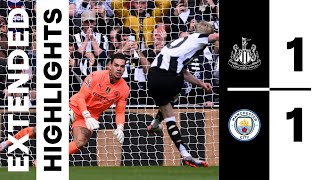 Newcastle United 1 Manchester City 1  EXTENDED Premier League Highlights [upl. by Doak]