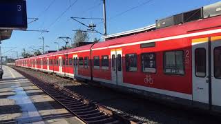 SBahn Hannover Ausfahrt einer BR 425 als Linie S5 in Langenhagen Mitte [upl. by Jeremy]